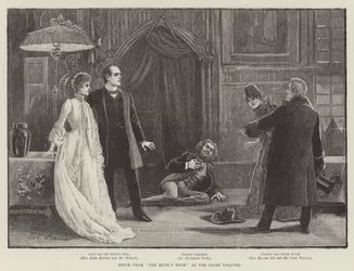 Szene aus Das Mönchszimmer im Globe Theatre